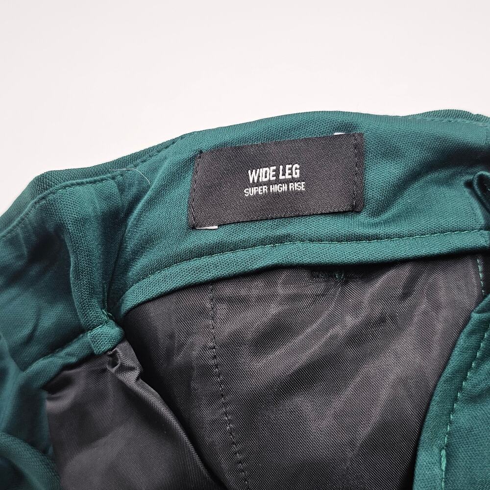 Express Green Wide Leg Pants - Picture 3 of 7